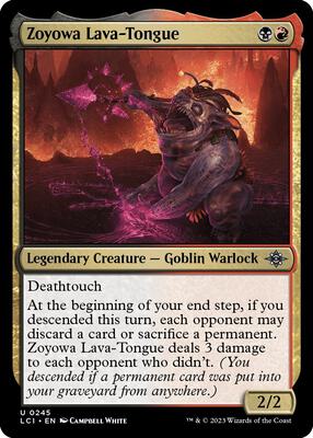 Zoyowa Lava-Tongue card from The Lost Caverns of Ixalan
