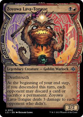 Zoyowa Lava-Tongue (Showcase) card from The Lost Caverns of Ixalan