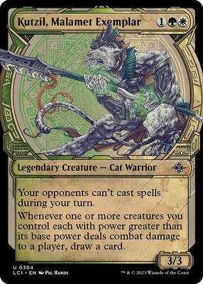 Kutzil, Malamet Exemplar (Showcase) card from The Lost Caverns of Ixalan