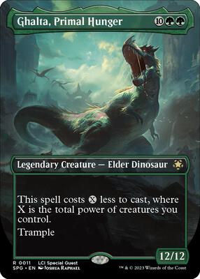 Ghalta, Primal Hunger (Borderless) card from Special Guests