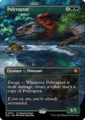 Polyraptor (Borderless) card from Special Guests