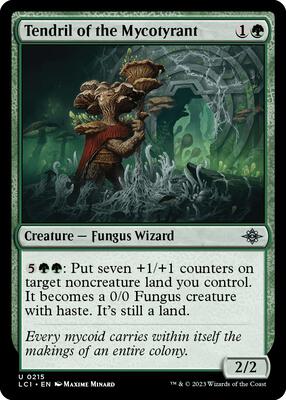 Tendril of the Mycotyrant card from The Lost Caverns of Ixalan