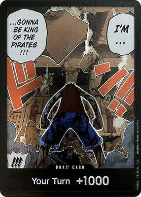 DON!! Card (Luffy vs. Crocodile) (Devil Fruits Collection Vol. 1) card from One Piece Promotion Cards