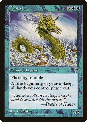 Taniwha card from Mirage
