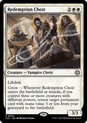 Redemption Choir card from Commander: The Lost Caverns of Ixalan