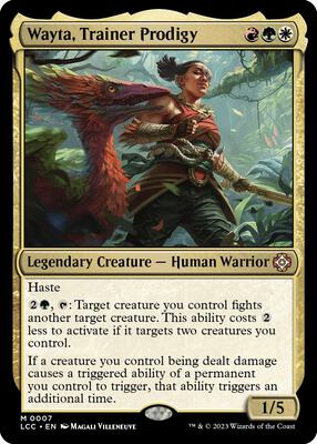 Wayta, Trainer Prodigy card from Commander: The Lost Caverns of Ixalan
