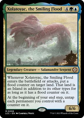 Xolatoyac, the Smiling Flood card from Commander: The Lost Caverns of Ixalan