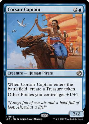Corsair Captain card from Commander: The Lost Caverns of Ixalan