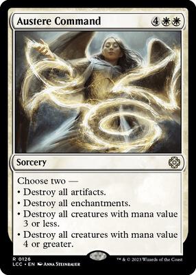 Austere Command card from Commander: The Lost Caverns of Ixalan