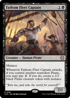 Fathom Fleet Captain card from Commander: The Lost Caverns of Ixalan