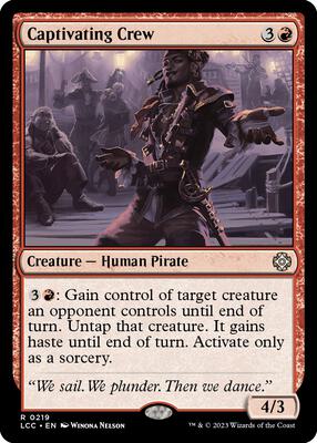 Captivating Crew card from Commander: The Lost Caverns of Ixalan