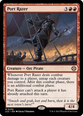 Port Razer card from Commander: The Lost Caverns of Ixalan