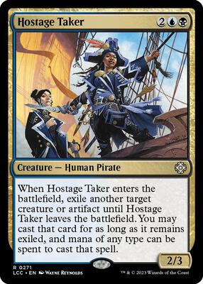 Hostage Taker card from Commander: The Lost Caverns of Ixalan