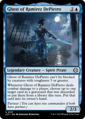 Ghost of Ramirez DePietro card from Commander: The Lost Caverns of Ixalan