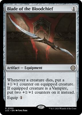 Blade of the Bloodchief card from Commander: The Lost Caverns of Ixalan