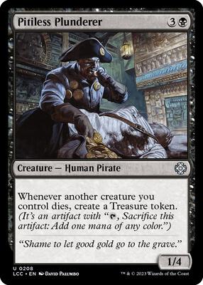 Pitiless Plunderer card from Commander: The Lost Caverns of Ixalan