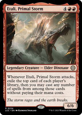 Etali, Primal Storm card from Commander: The Lost Caverns of Ixalan