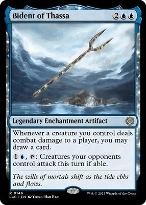Bident of Thassa card from Commander: The Lost Caverns of Ixalan