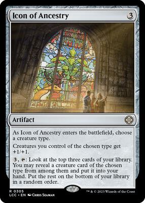 Icon of Ancestry card from Commander: The Lost Caverns of Ixalan