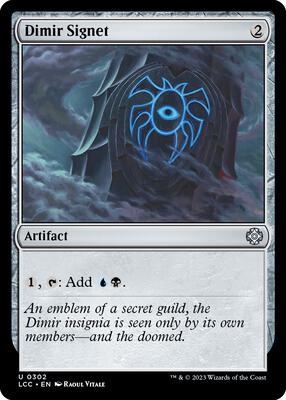 Dimir Signet card from Commander: The Lost Caverns of Ixalan