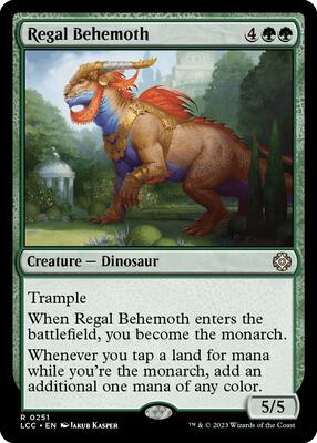 Regal Behemoth card from Commander: The Lost Caverns of Ixalan