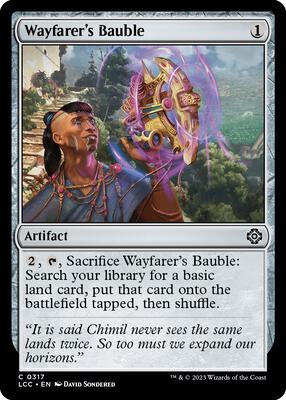 Wayfarer's Bauble card from Commander: The Lost Caverns of Ixalan