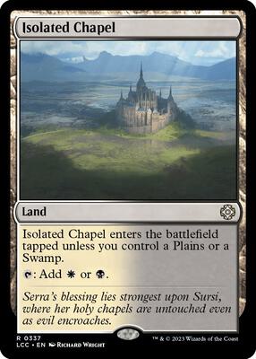 Isolated Chapel card from Commander: The Lost Caverns of Ixalan