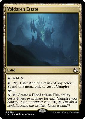 Voldaren Estate card from Commander: The Lost Caverns of Ixalan