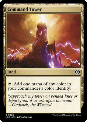 Command Tower card from Commander: The Lost Caverns of Ixalan
