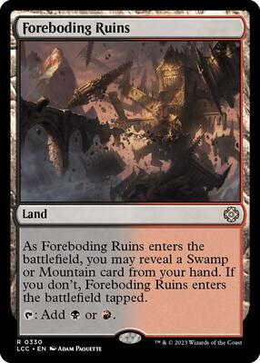 Foreboding Ruins card from Commander: The Lost Caverns of Ixalan