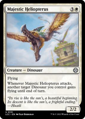 Majestic Heliopterus card from Commander: The Lost Caverns of Ixalan