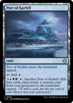 Port of Karfell card from Commander: The Lost Caverns of Ixalan
