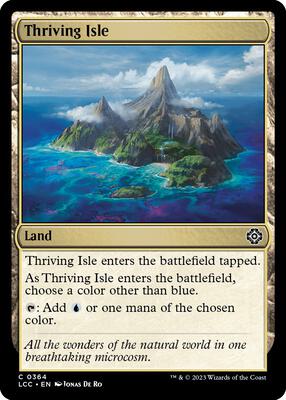 Thriving Isle card from Commander: The Lost Caverns of Ixalan