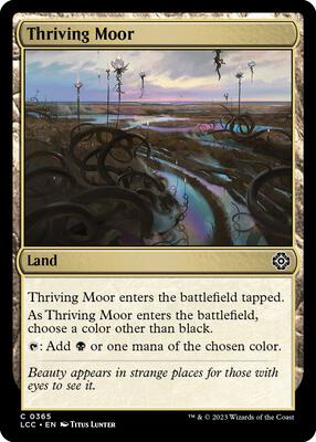 Thriving Moor card from Commander: The Lost Caverns of Ixalan
