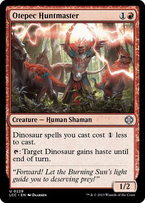 Otepec Huntmaster card from Commander: The Lost Caverns of Ixalan