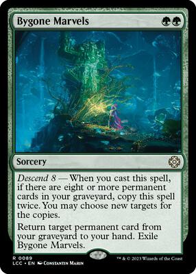 Bygone Marvels card from Commander: The Lost Caverns of Ixalan