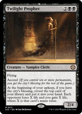 Twilight Prophet card from Commander: The Lost Caverns of Ixalan