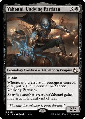 Yahenni, Undying Partisan card from Commander: The Lost Caverns of Ixalan