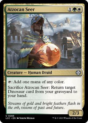 Atzocan Seer card from Commander: The Lost Caverns of Ixalan