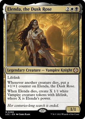 Elenda, the Dusk Rose card from Commander: The Lost Caverns of Ixalan