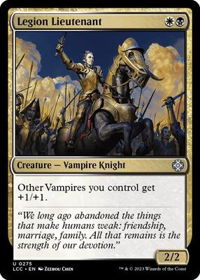 Legion Lieutenant card from Commander: The Lost Caverns of Ixalan
