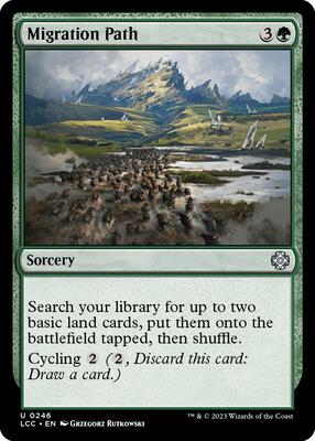 Migration Path card from Commander: The Lost Caverns of Ixalan