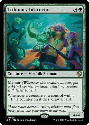 Tributary Instructor card from Commander: The Lost Caverns of Ixalan