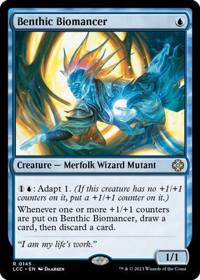 Benthic Biomancer card from Commander: The Lost Caverns of Ixalan