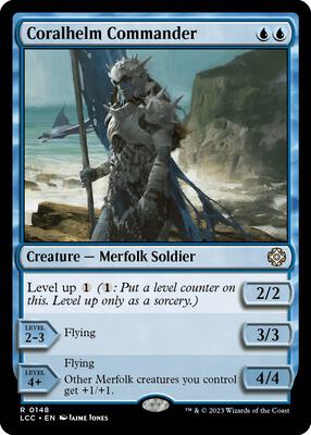 Coralhelm Commander card from Commander: The Lost Caverns of Ixalan