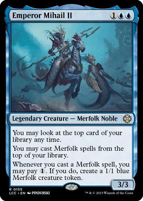 Emperor Mihail II card from Commander: The Lost Caverns of Ixalan