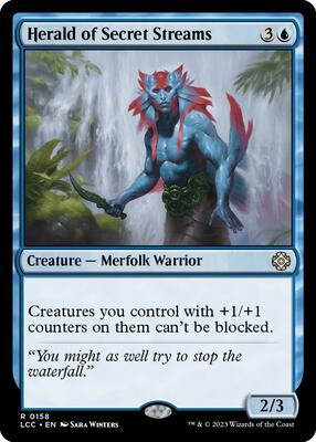 Herald of Secret Streams card from Commander: The Lost Caverns of Ixalan