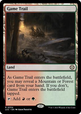 Game Trail card from Commander: The Lost Caverns of Ixalan