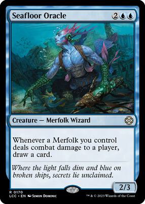 Seafloor Oracle card from Commander: The Lost Caverns of Ixalan