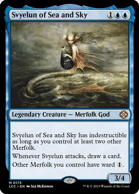 Svyelun of Sea and Sky card from Commander: The Lost Caverns of Ixalan